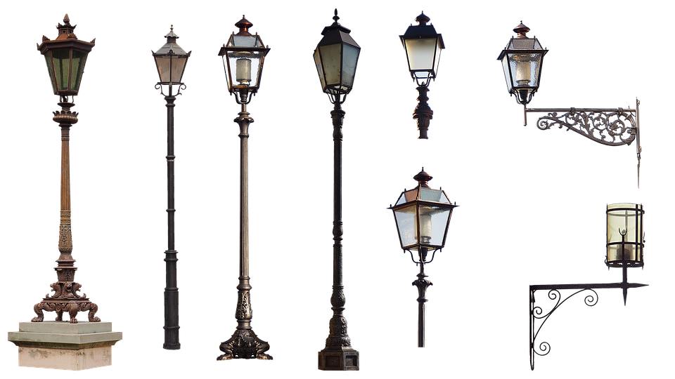 Decorative wall lights, lamps and lanterns